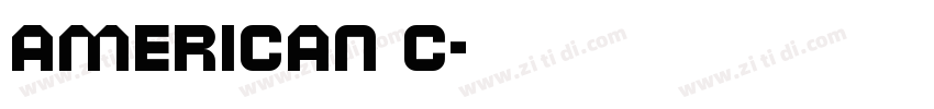American c字体转换